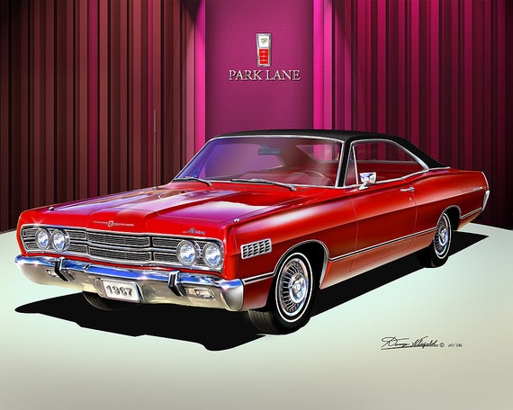 1967 Mercury Marquis & Park Lane Art Prints by Danny