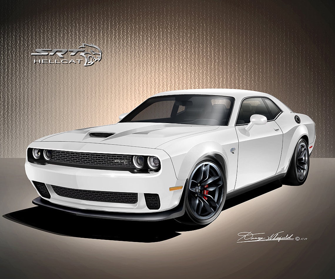 Dodge challenger art