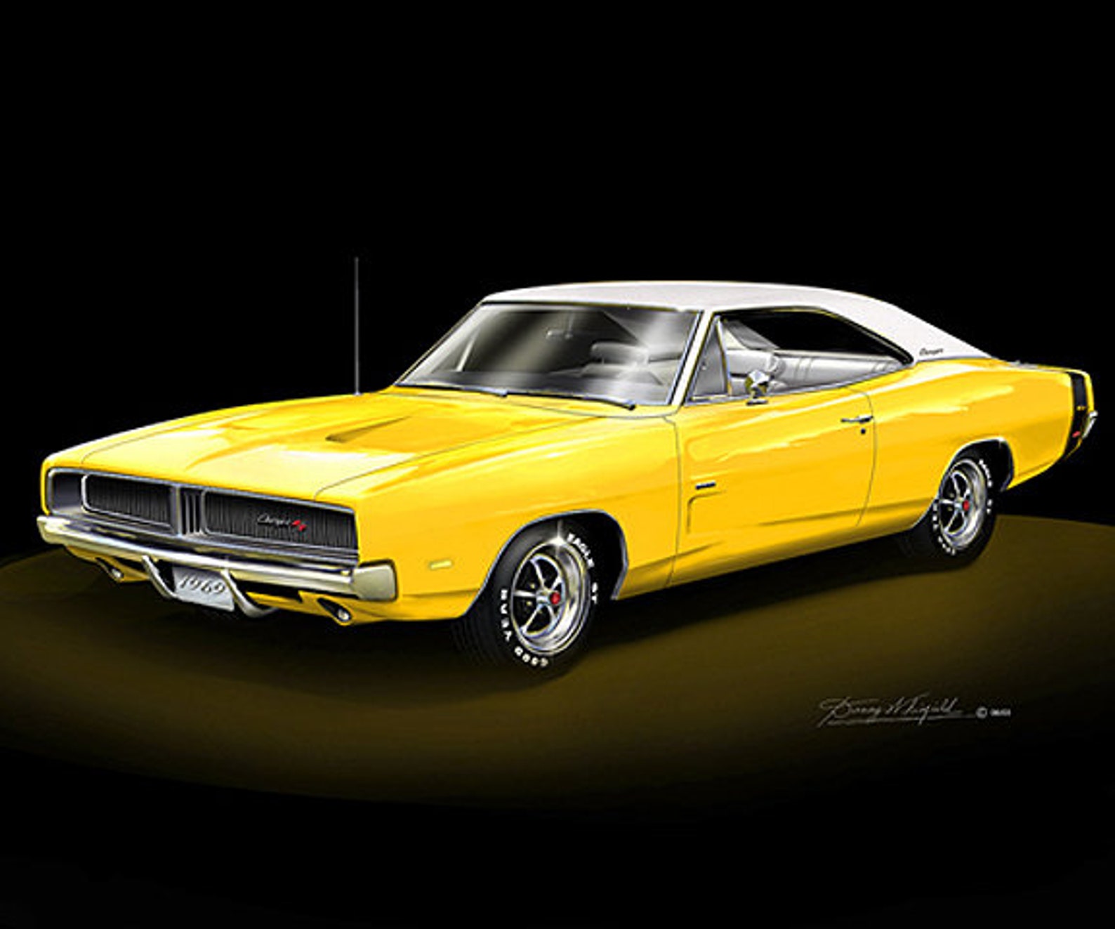 Dodge charger art