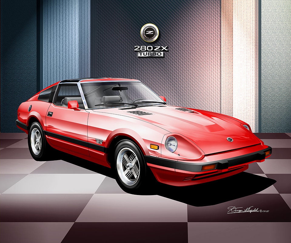 1982-1983 Datsun 280 ZX Turbo Art Prints by Danny Whitfield