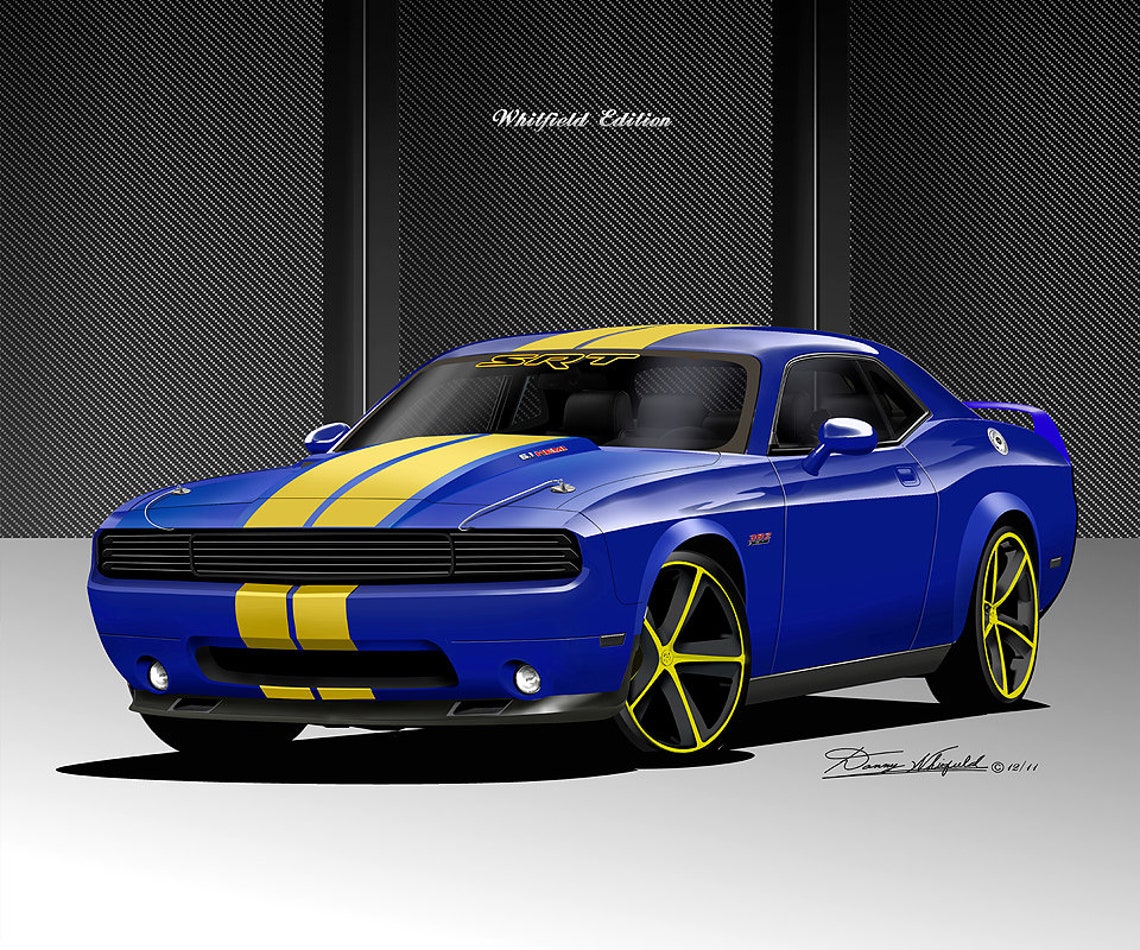 Dodge challenger art
