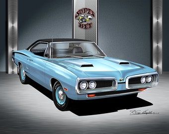 1970 Super Bee Art Print: Automotive Fine Art by Danny Whitfield