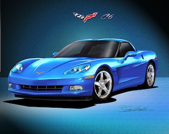 Vintage Hot Wheels 1:18 Scale Corvette C6 | Die Cast