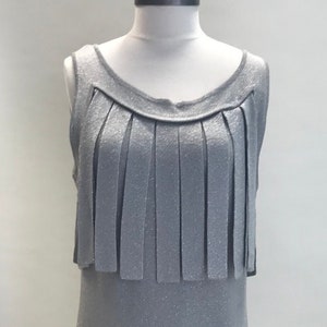 Vintage 1970/1980&#39;s Silver Party Dress