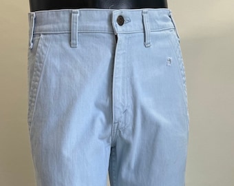 Denims With a Zing! 1970's Men's Bell Bottom Hip Hugger