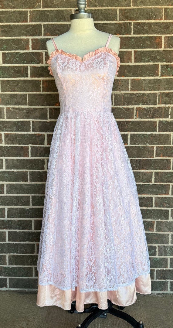 GUNNE SAXbyJESSICA McCLINTOCK ヴィンテージ Vintage Jessica McClintock/Gunne Sax Brocade Dress - XS