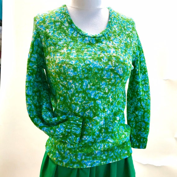 Vintage 1960s Catalina brand technicolor Sweater
