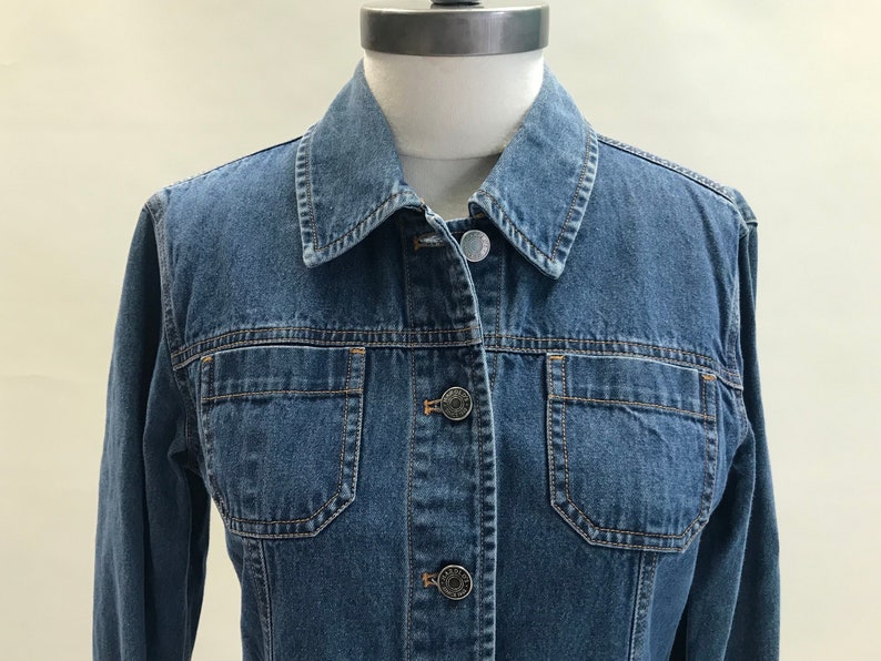 Vintage Old School Clothing Denim Jacket - Etsy