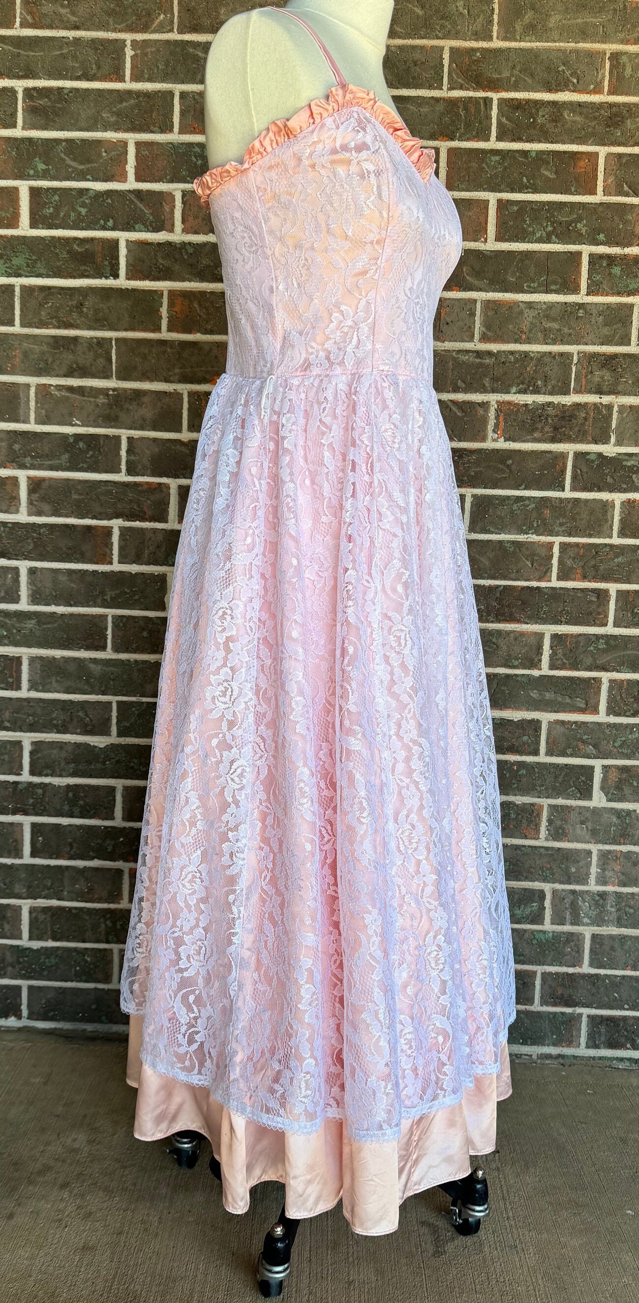 80年代 GUNNE SAX JESSICA McCLINTOCK ドレス Vintage 1980's 
