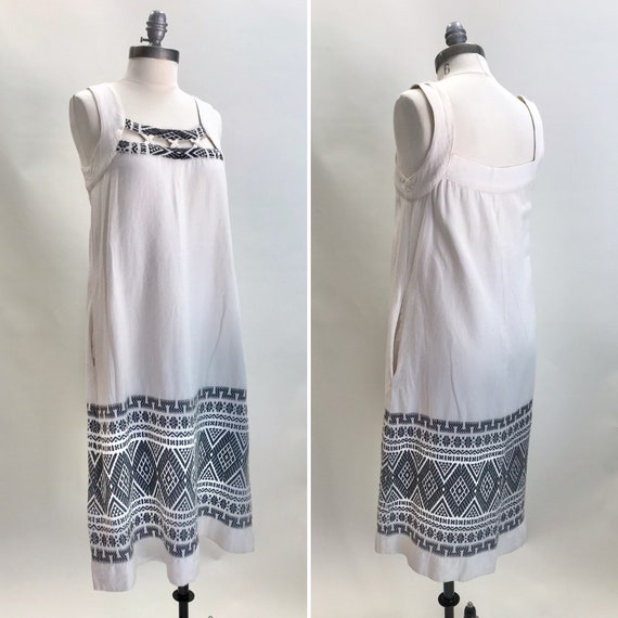 Vintage Boho Cotton Sundress//Music Festival Dress