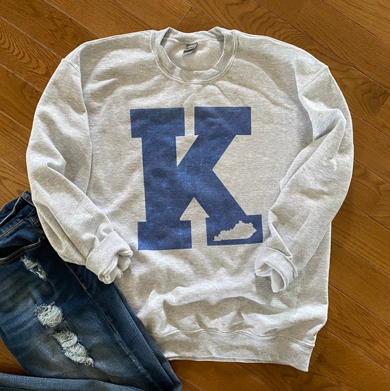 Kentucky sweatshirt KY sweatshirt Big K State of Etsy