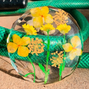 Floral Singular Coaster, Paperweight, Home/Office Decor