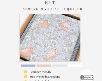 Baby Blanket Sewing Kit – DIY Nursery Decor, Personalized Name Option