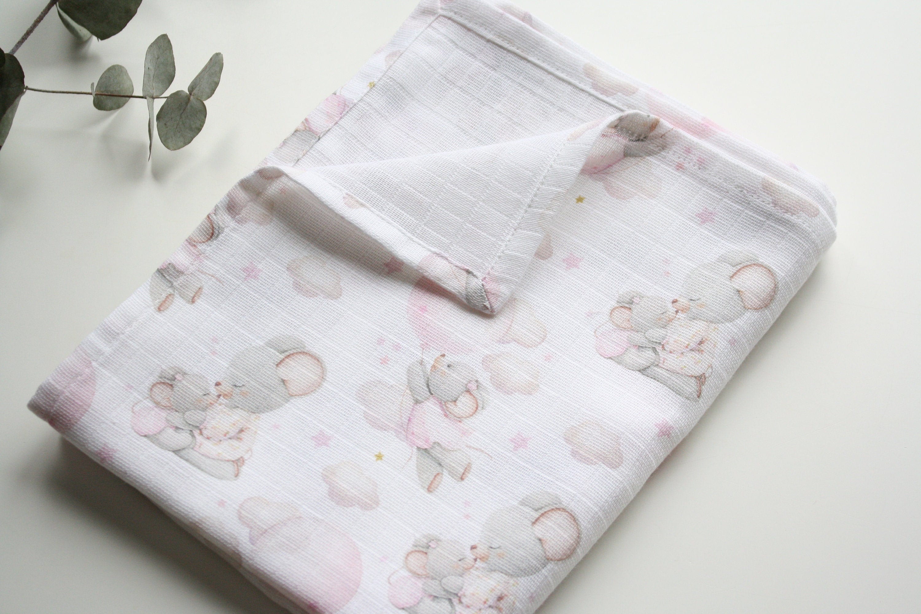 Muslin Baby Blanket Newborn blanket girl Muslin baby Etsy