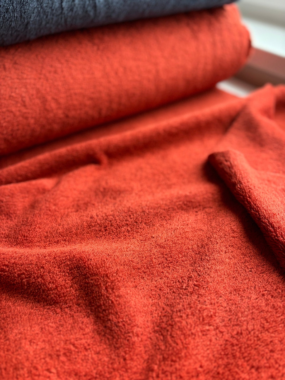 Cotton Terry Cloth Fabric by the Yard Towelling Fabric for Kitchen Towels Towel Fabric for