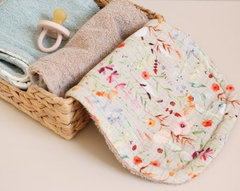 Muslin baby burp cloth girl Cotton burp cloth Neutral burping cloths for babies Burp pad Baby burp rags Baby Drool pad Baby shower gift