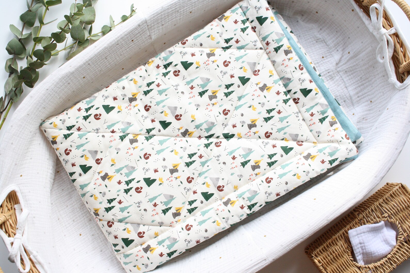 Linen Baby Blanket Linen Baby Quilt Gender Neutral Baby Etsy