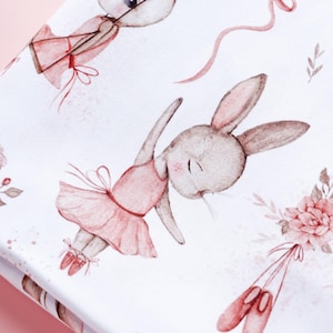 Baby girl fabric for Quilting fabric Cotton baby fabric for baby clothes Pastel fabric for Nursery fabric for kids Woodland fabric for quilt