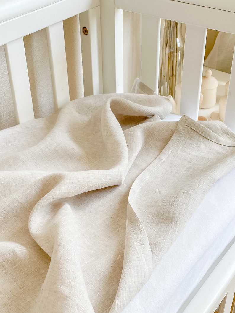 Baby shower gift Organic newborn gift Gender neutral baby blanket Cotton baby summer blanket