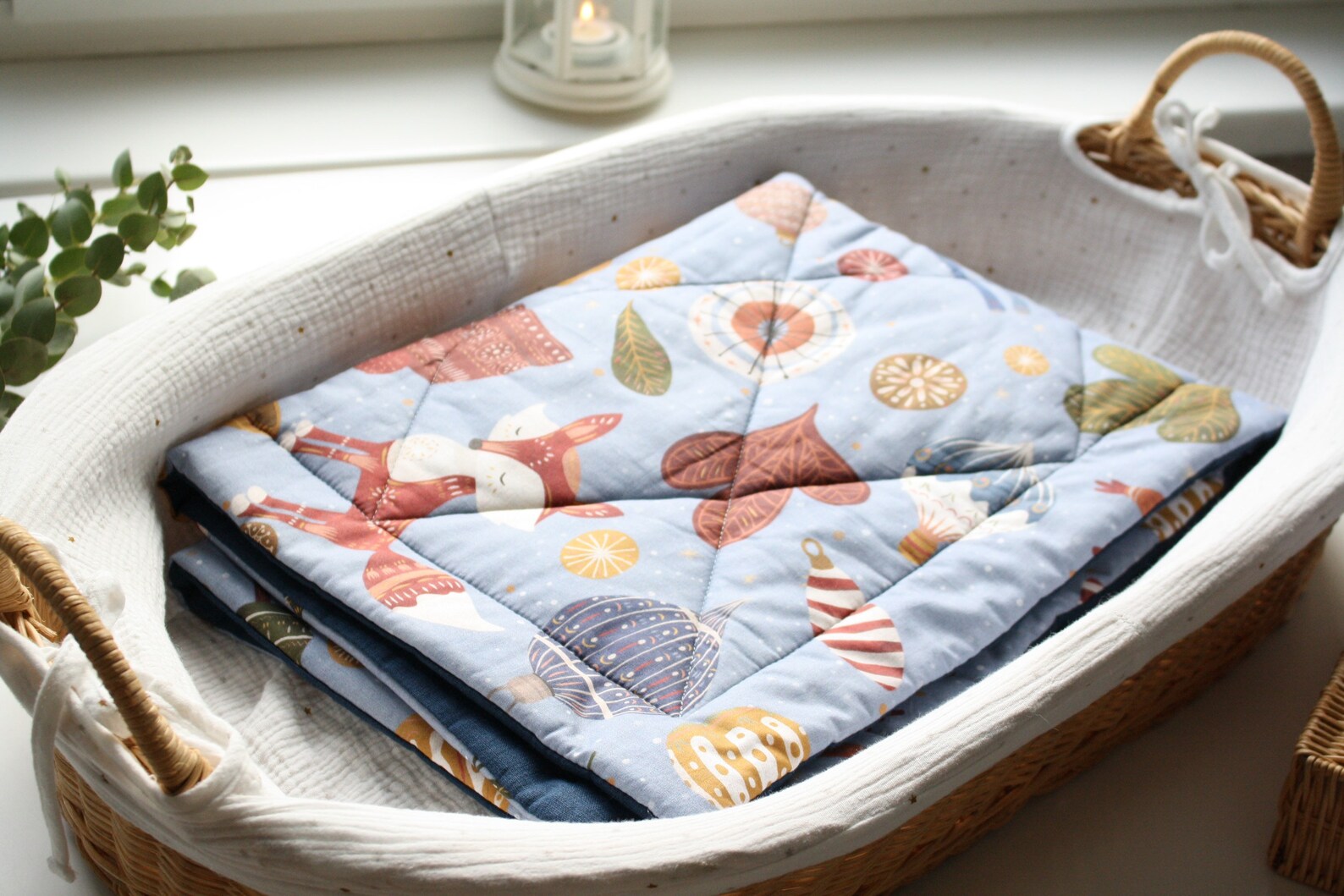 Linen Baby Blanket Linen Baby Quilt Gender Neutral Baby Etsy