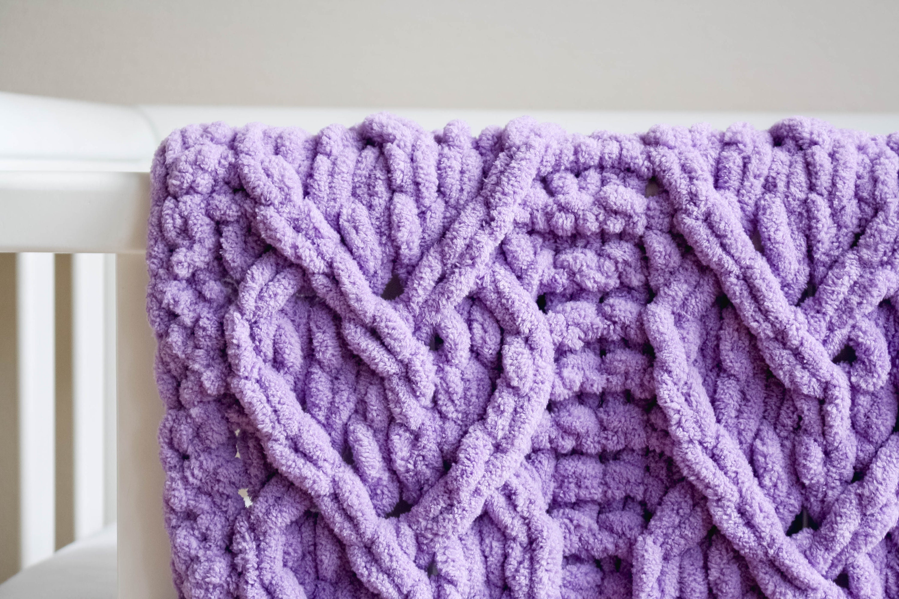 Knit baby blanket Chunky knit baby blanket Pram blanket Etsy