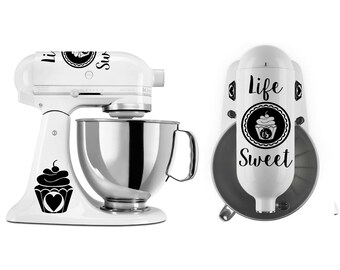 Life Is Sweet Vinyl Decal Set for Kitchenaid Mixers and More! – AZ Vinyl  Works
