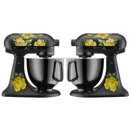 Red Flower Woman Decal Set for Large Stand Mixers Etsy