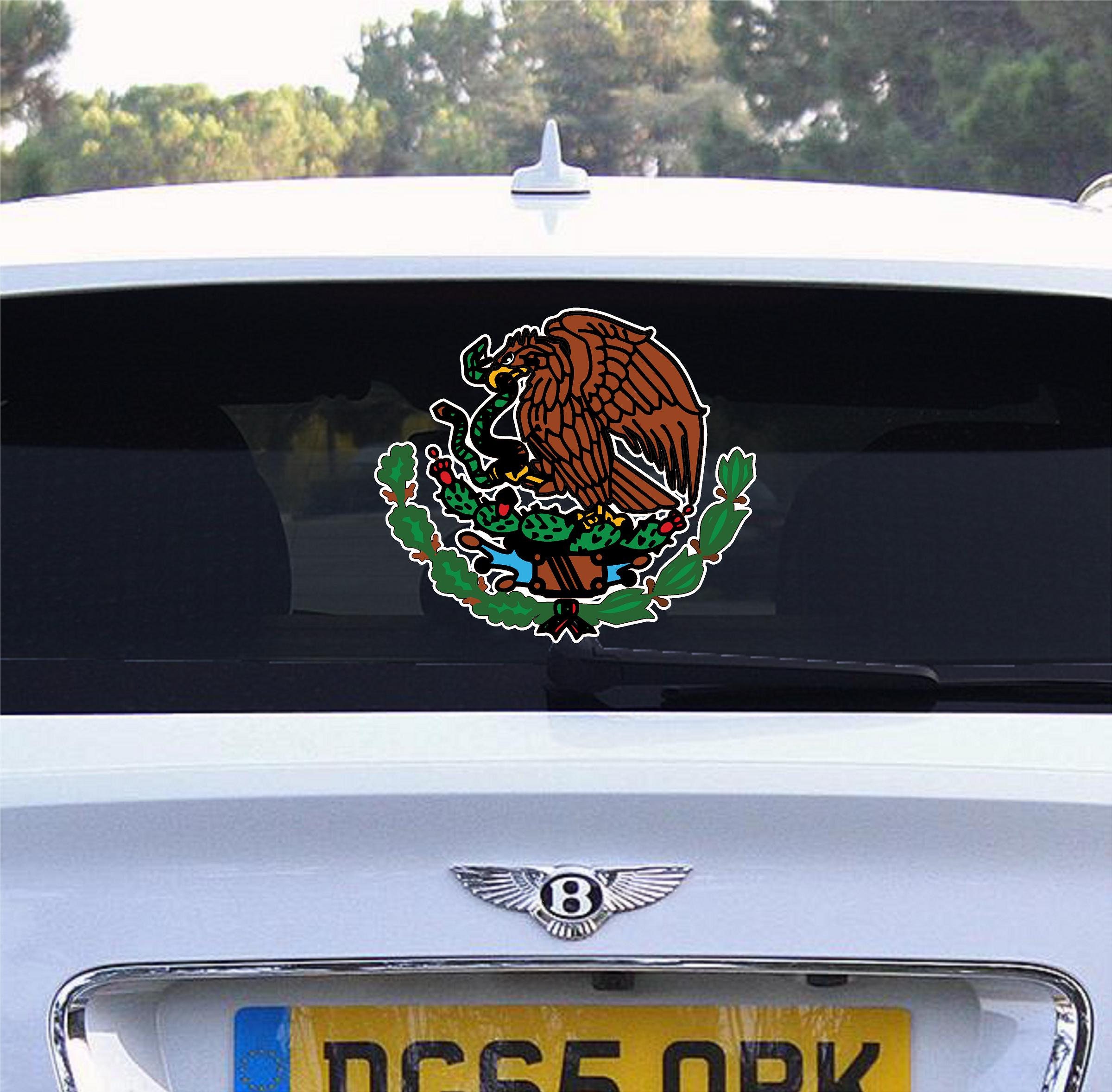 Mexico Flag Auto Emblem