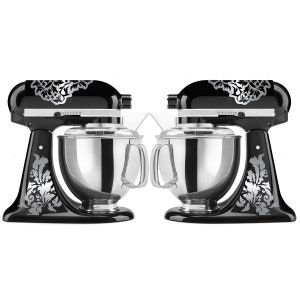 Detailed Patterned Damask Version 2 Decal Set for Large Stand Mixers