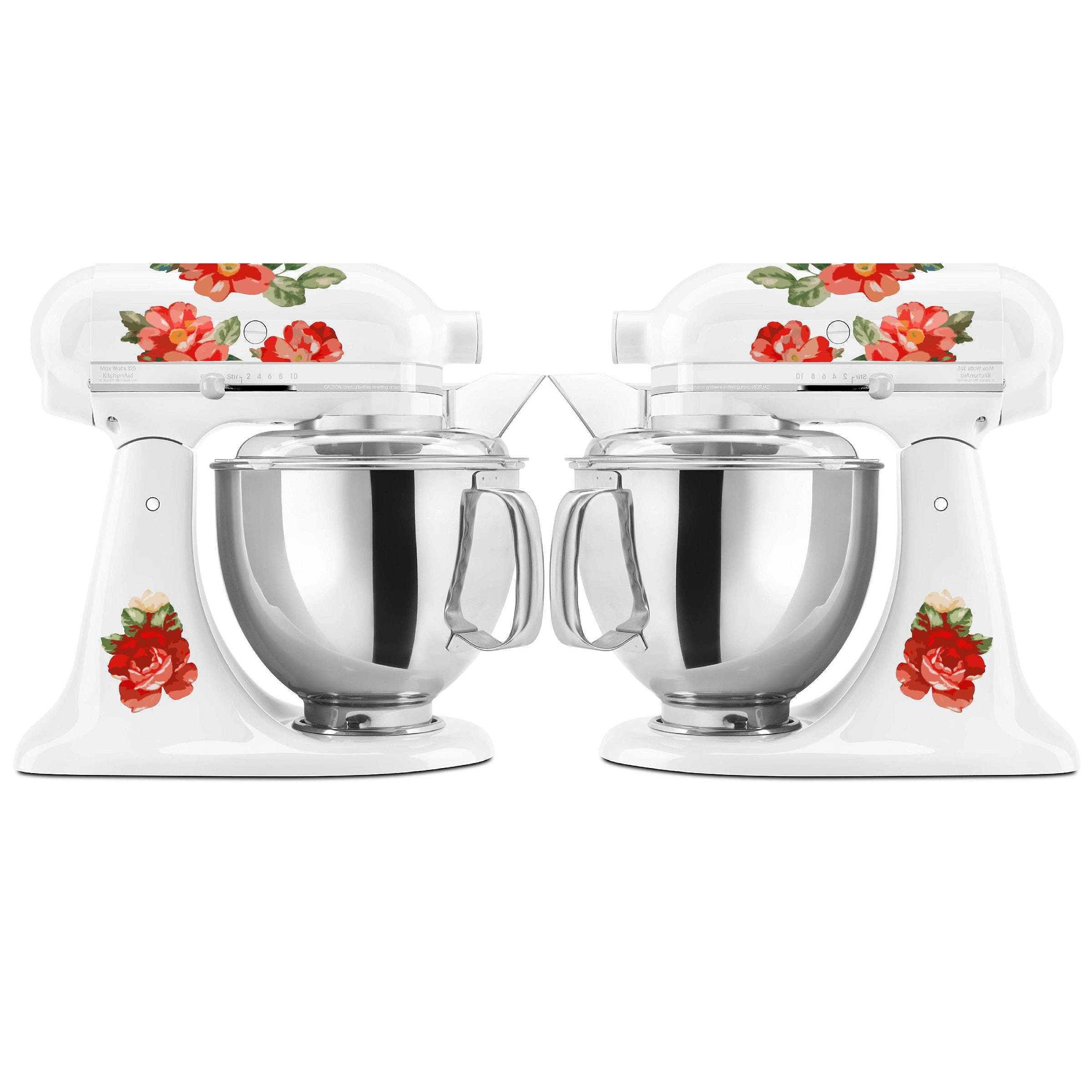 2 Piece Pioneer Woman Fabric Decorative Stand Mixer Mat and 