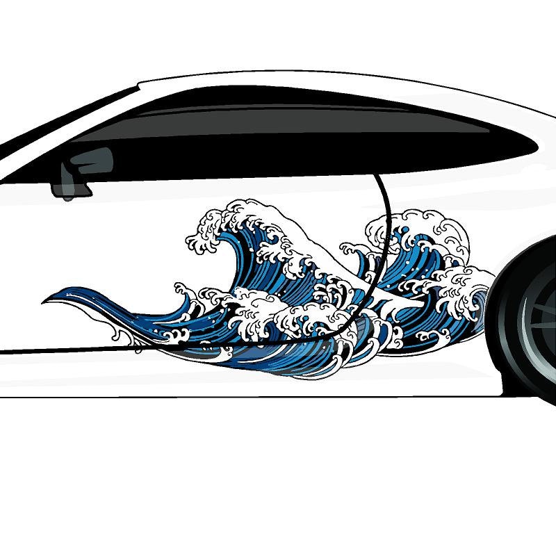 PillowFigtArt Sexy Anime car wrap Sexy Anime car Graphics Anime car  Decal Anime car Sticker Anime Side car Decal Anime Full Color car Vinyl Anime  car wrap vmcc008 25 x 130 