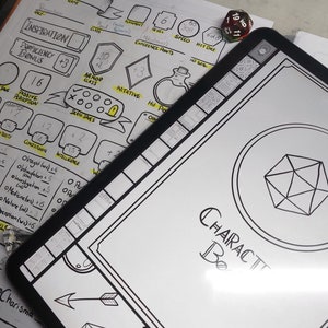 DnD Character Journal (5E) - Printable