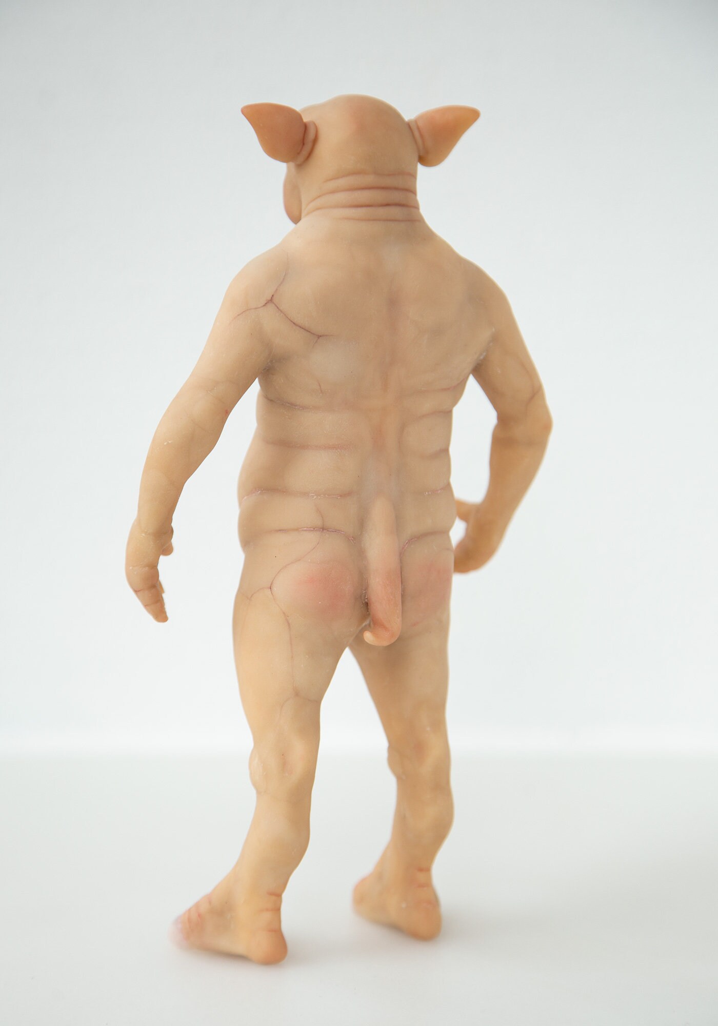 Pigman of Vermont Cryptid Art Doll Fat Positive Gentle Monster