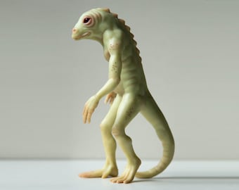 Lizard Man of Scape Ore Swamp - South Carolina Cryptid Art Doll