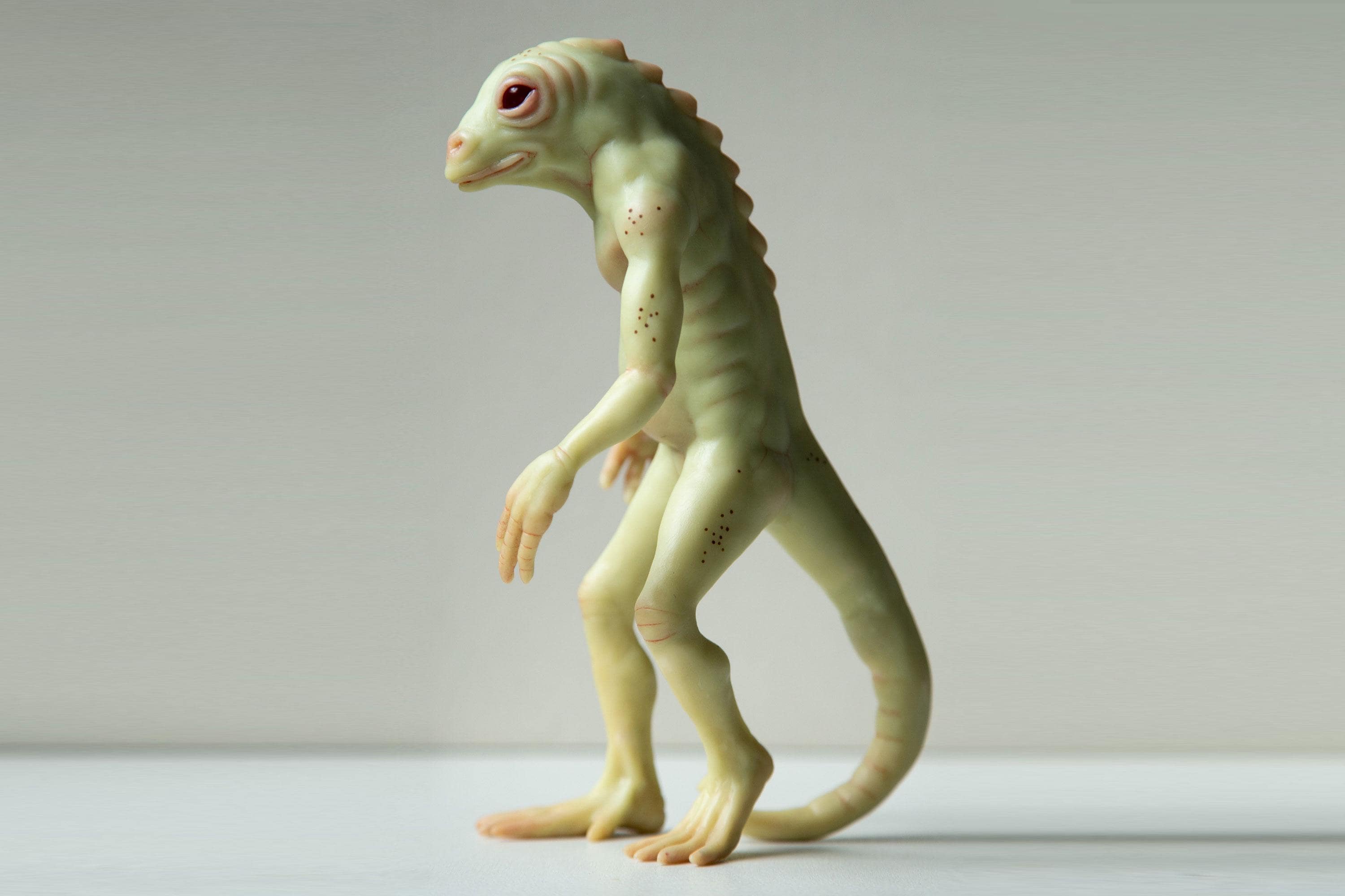 Lizard Man of Scape Ore Swamp - South Carolina Cryptid Art Doll