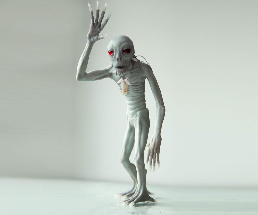 Navajo Rake Creature Skinwalker - Mythical Creature From Navajo Legends, Polymer Clay Weird ...