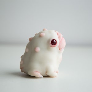 Handmade Polymer Clay Alien Embryo Sculpture - Unique Fantasy Creature Figurine