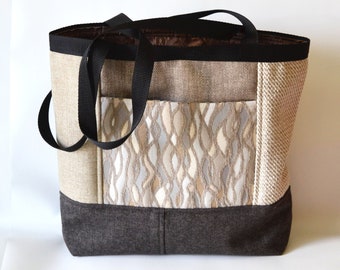 Fabric tote bag.