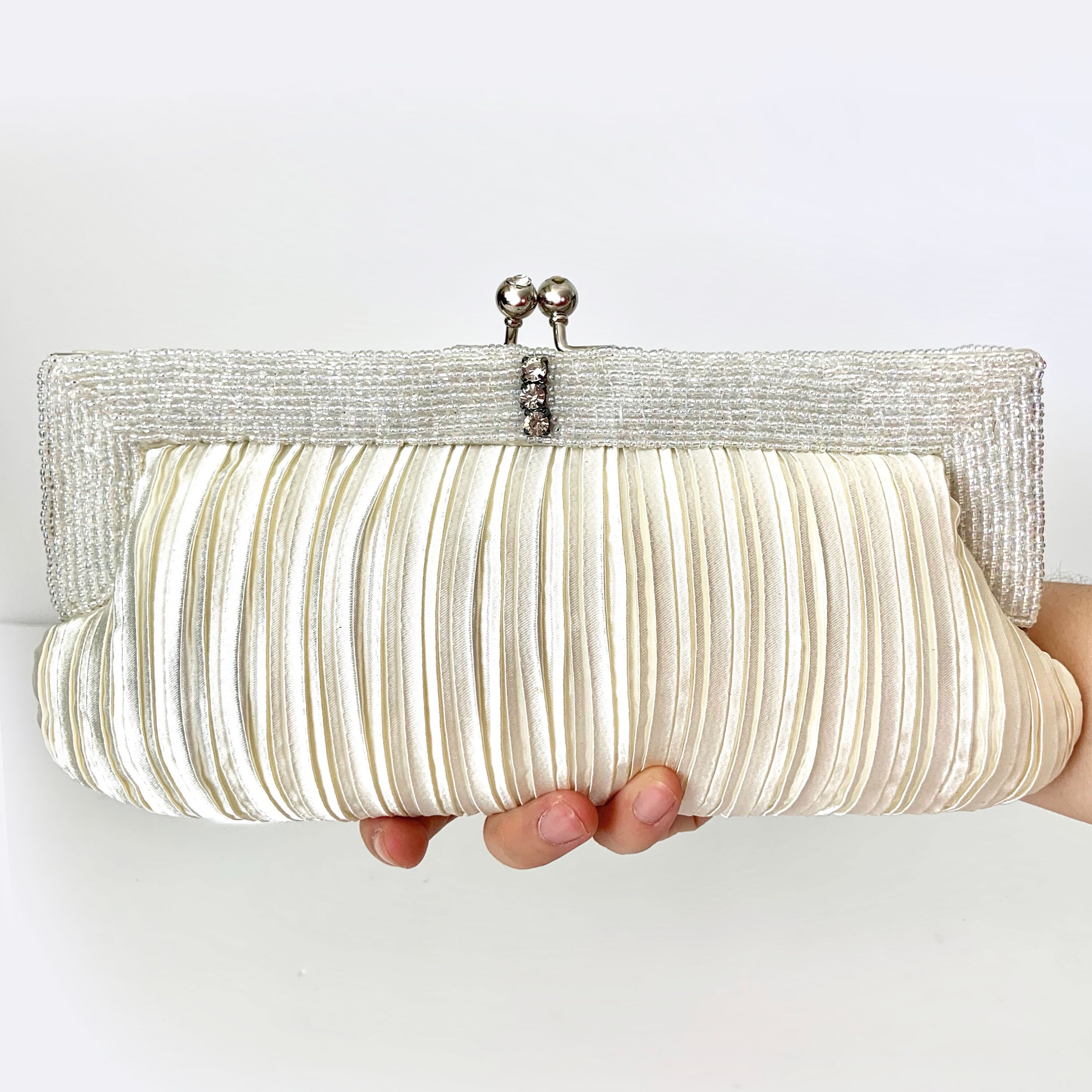 White Prom Purse Etsy