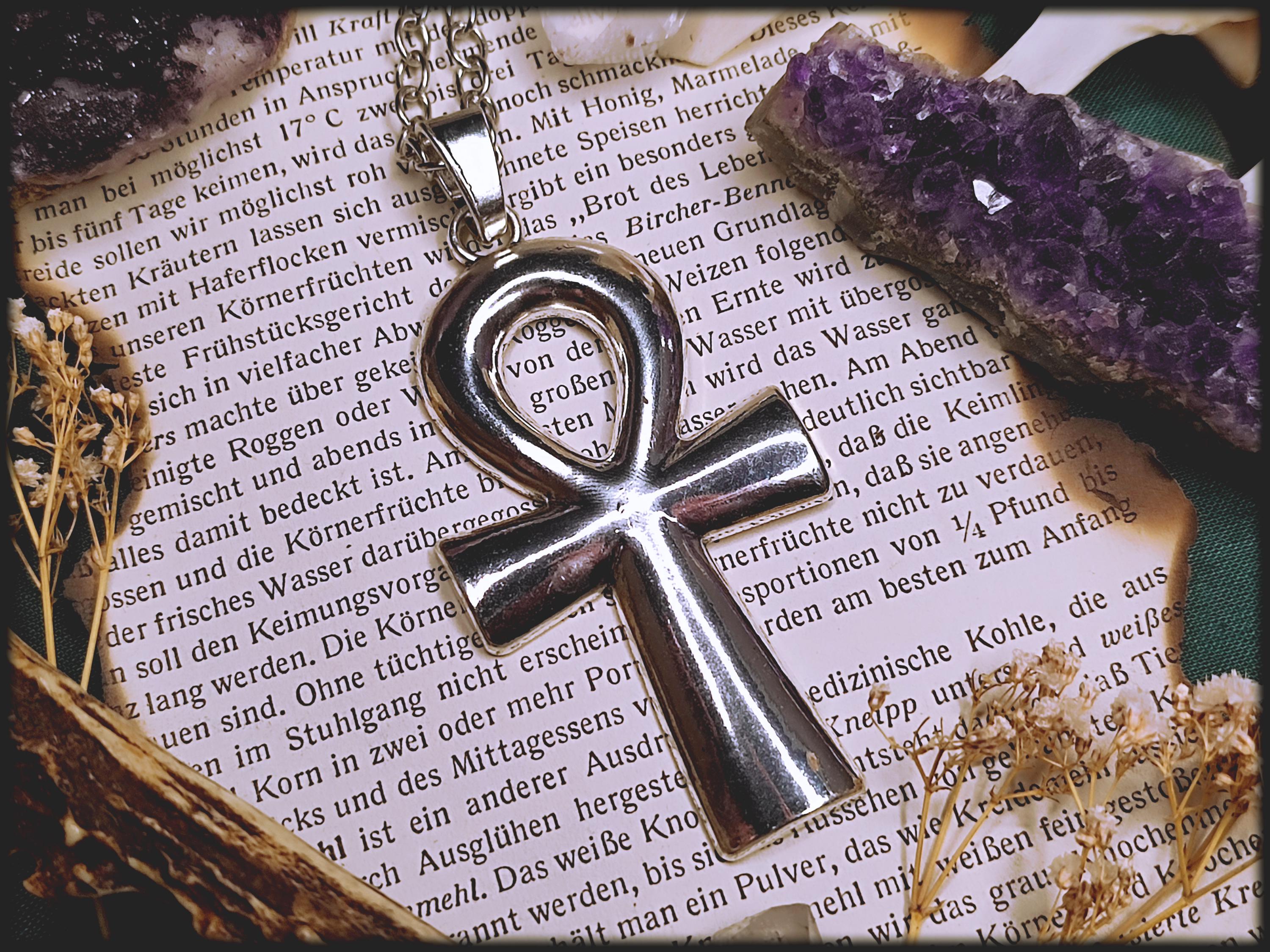 Massive Ankh Necklace / Symbol of Life, Eye of Horus, Protective Symbol ...