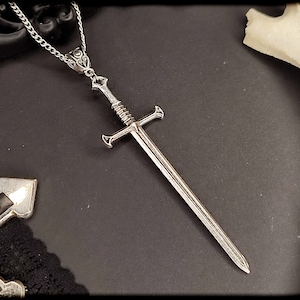 Occult Sword Necklace in 2 Colors // Occult Jewellery, Witch Necklace, Witch Jewellery, Gothic Necklace, Gothic Jewellery, Goth, Trend