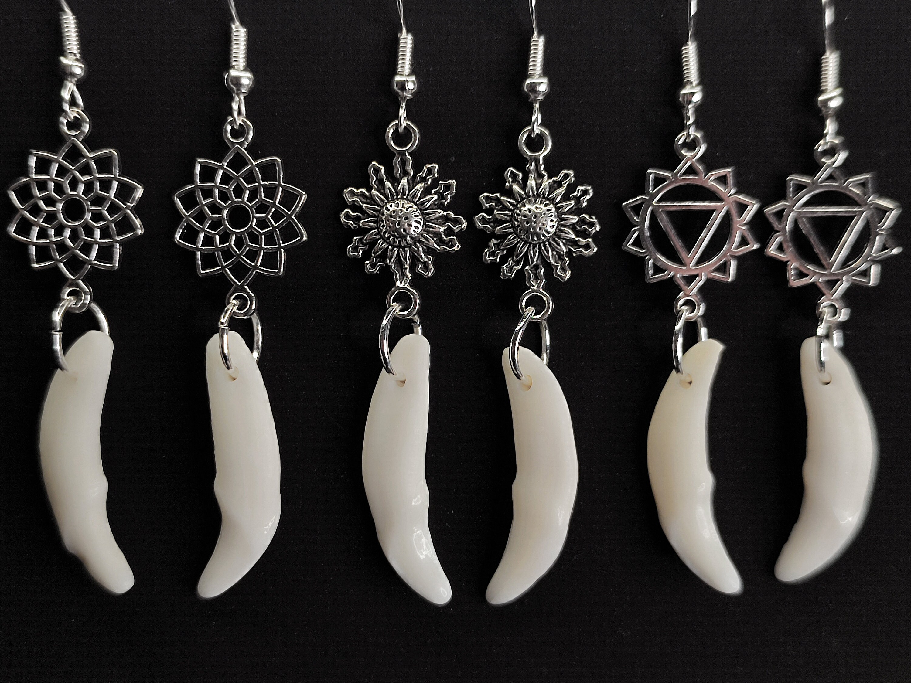 Dragon fang earrings discount
