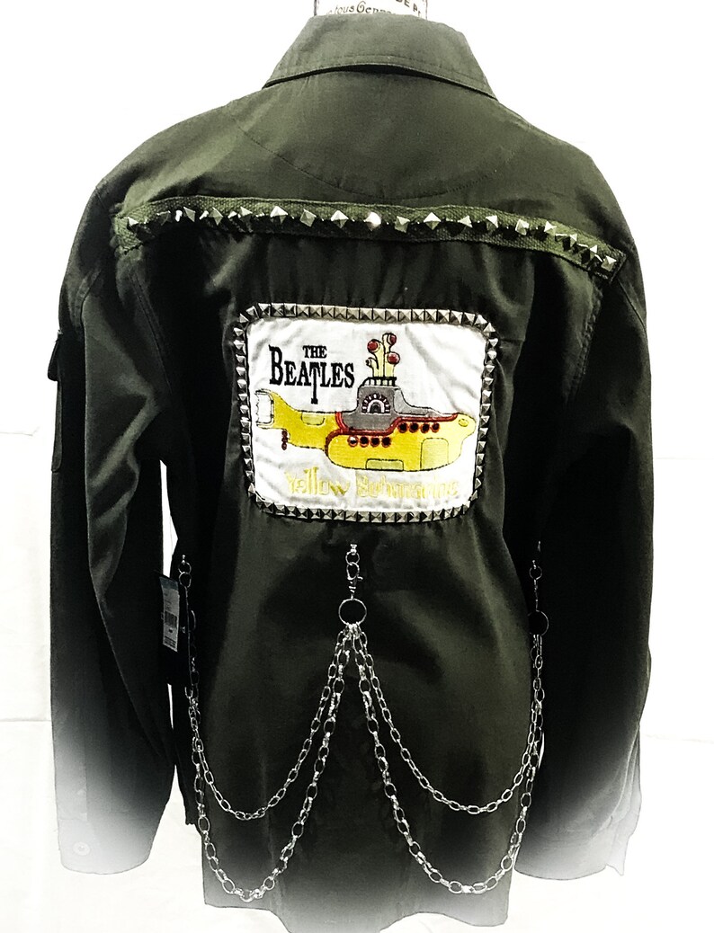 Rock Patch Jacket Rock Band Customized Jacket Embroidered Etsy