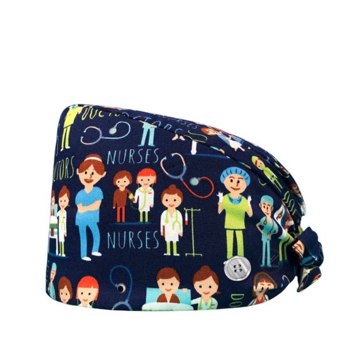 Greys Anatomy Womens Scrub Cap Floral Print Surgical Scrub Etsy