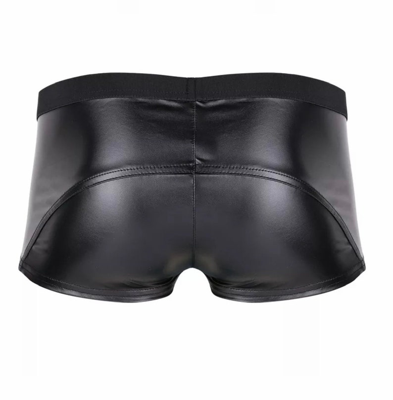 Mens Sexy Leather Lingerie Open Crotch Short Pants for Sex - Etsy