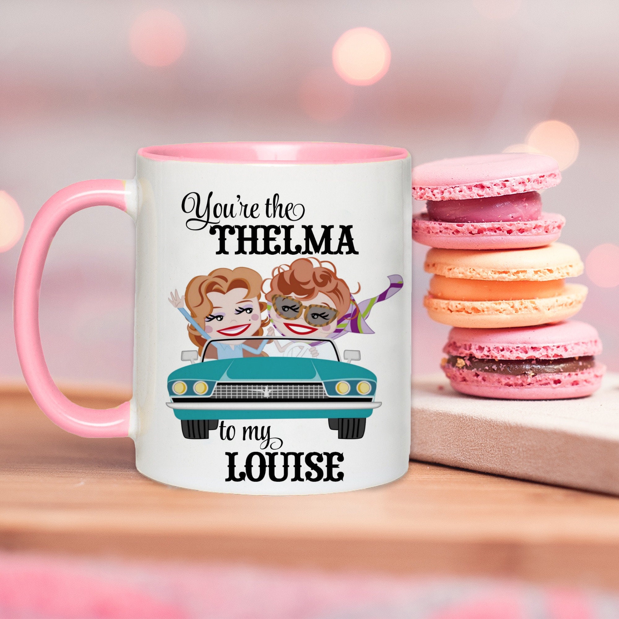 You be Thelma. I'll be Louise. Keychain by anne taintor 