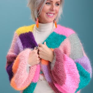 Knitting pattern – MYPZ Short Light Mohair Cardigan Harper No10 (ENG)