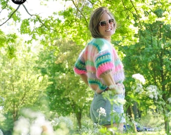 Dutch Knitting Pattern Cardigan Faby