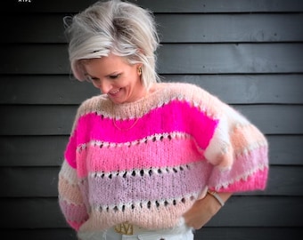 Deutsche Strickanleitung Marina Top