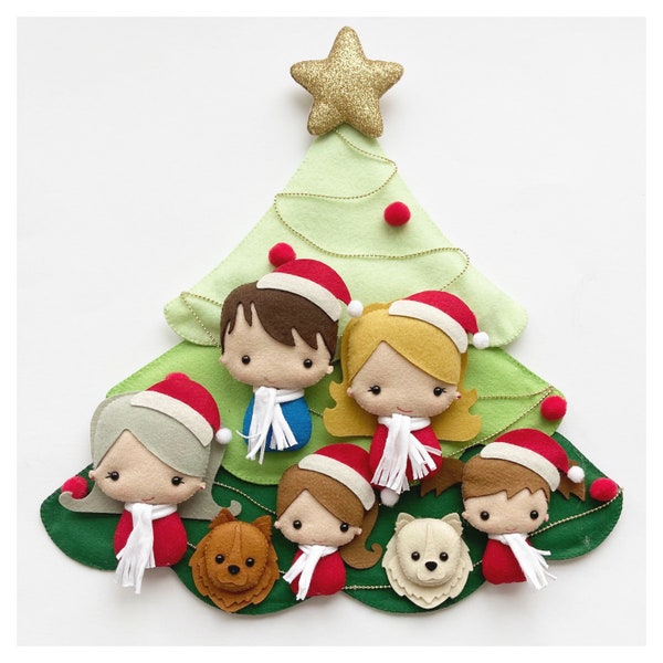 Weihnachtskranz Familie Weihnachten Ornament Personalisiert Christmas Dekoration Family Weihnachtsgeschenk Xmas Weihnachtsbaum